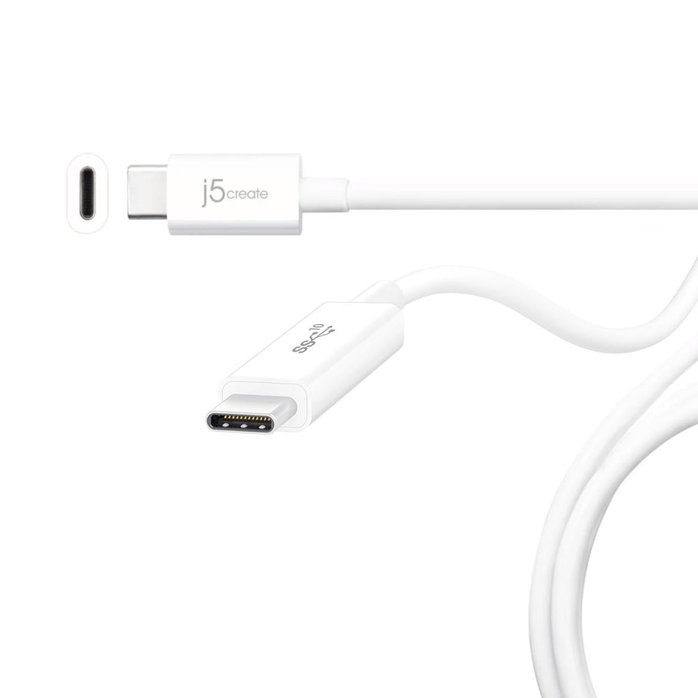 j5create JUCX01 USB 3.1 Type-C to Type-C Coaxial Cable, 2ft Discount