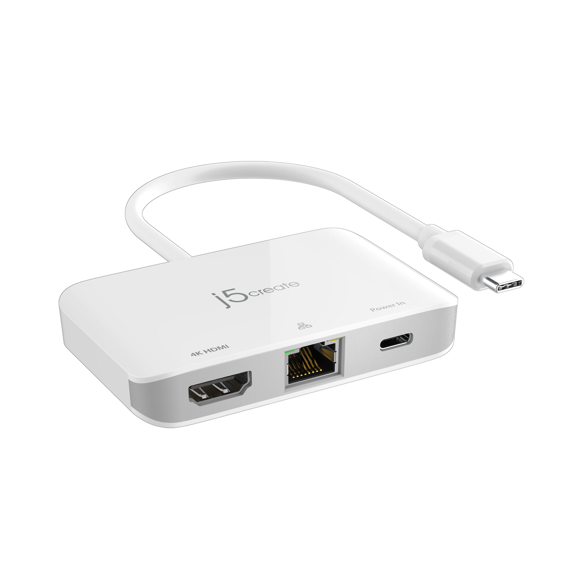 j5create USB-C® to 4K HDMI™ Ethernet Adapter, JCA351 Hot on Sale