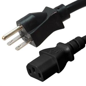 6-15P to C13 Power Cord – 15A, 250V, 14/3 SJT, Black Online Hot Sale