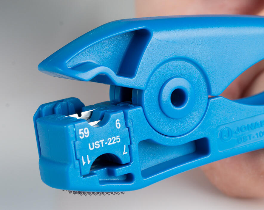 Jonard Tools COAX Stripping Tool for RG59, RG6, RG7, RG11 Cables with Cable Stop Online Hot Sale