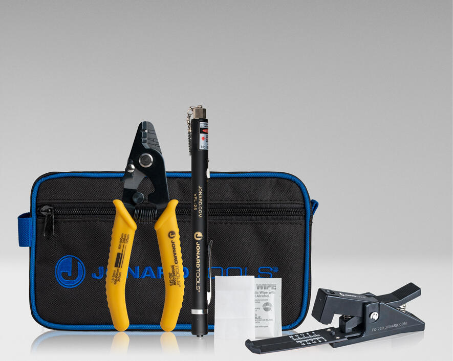 Jonard Tools Fiber Optic Connector Clean and Prep Kit, w/ Cleaver on Sale