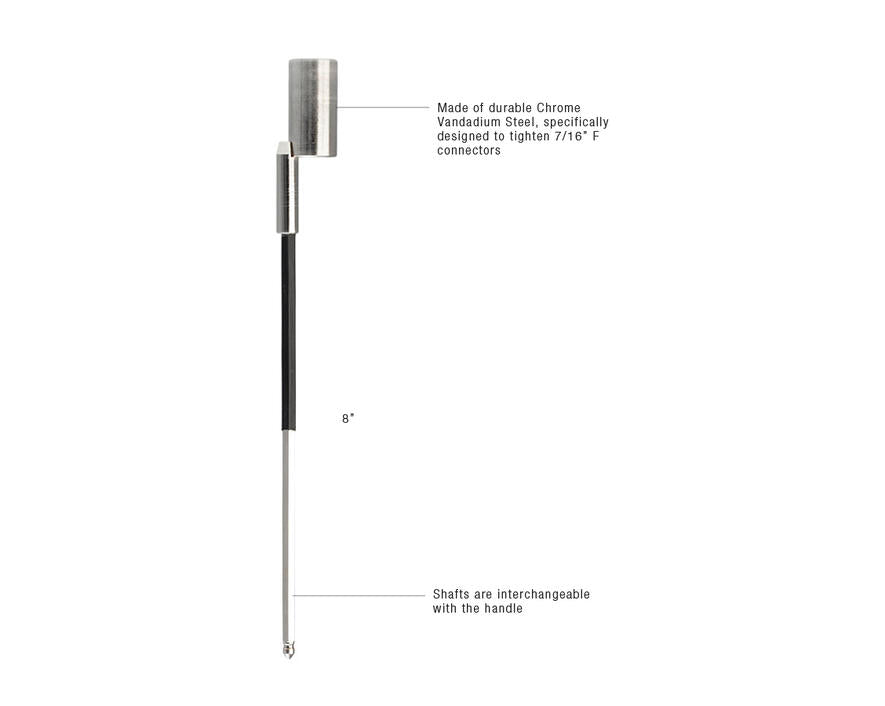Jonard Tools F Connector Torque Wrench Shaft, 8″ Online now