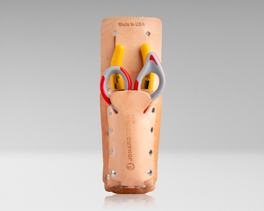 Jonard Tools Fiber Stripper & Kevlar® Shears Kit, Leather Pouch Fashion