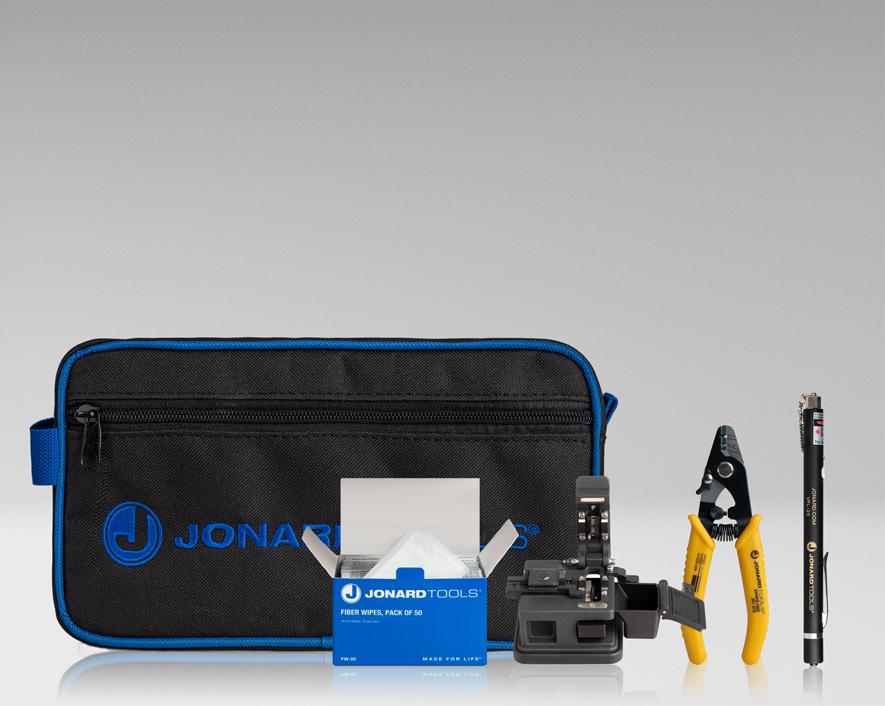 Jonard Tools Fiber Optic Connector Clean & Prep Kit, TK-184 Online now