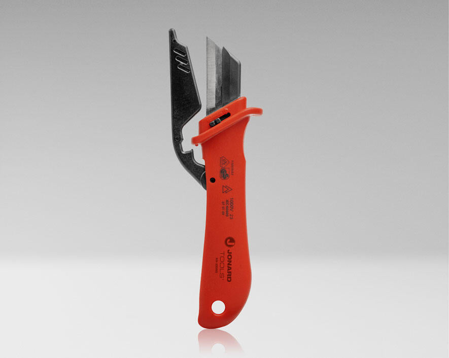 Jonard Tools Insulated Cable Dismantling Knife with Blade Guard Online now