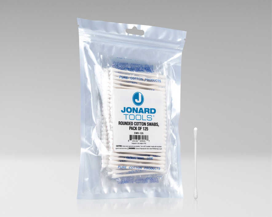 Jonard Tools Rounded Cotton Swabs, Pack of 125, CWR-125 Online Sale