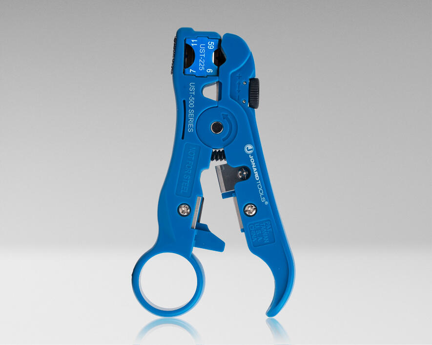 Jonard Tools Universal Cable Stripping Tool with Cable Stop for COAX, Network & Telephone Cables, UST-525 Hot on Sale