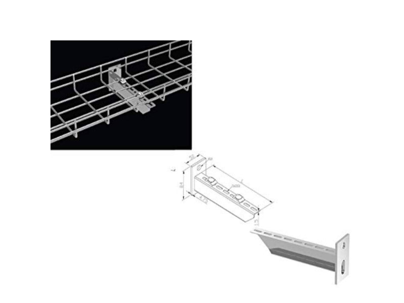 Kable Kontrol Reinforced Wall Support Bracket Fashion