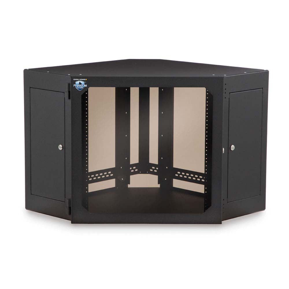 Kendall Howard 12 Unit (12U) Corner Wallmount Cabinet on Sale