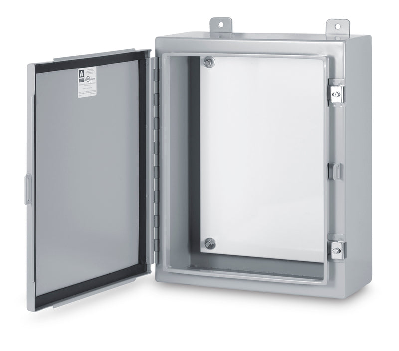Austin AB-20208N 20x20x8 Type 12 Single Door Enclosure – Painted ANSI 61 Gray Online Hot Sale