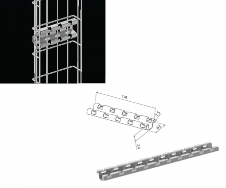 Kable Kontrol Vertical Slotted Tray Holder Fashion