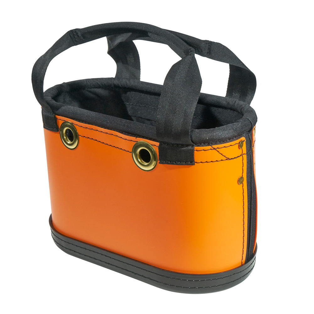 Klein Tools 5144HBS Hard Body Oval Bucket Orange/Black Hot on Sale
