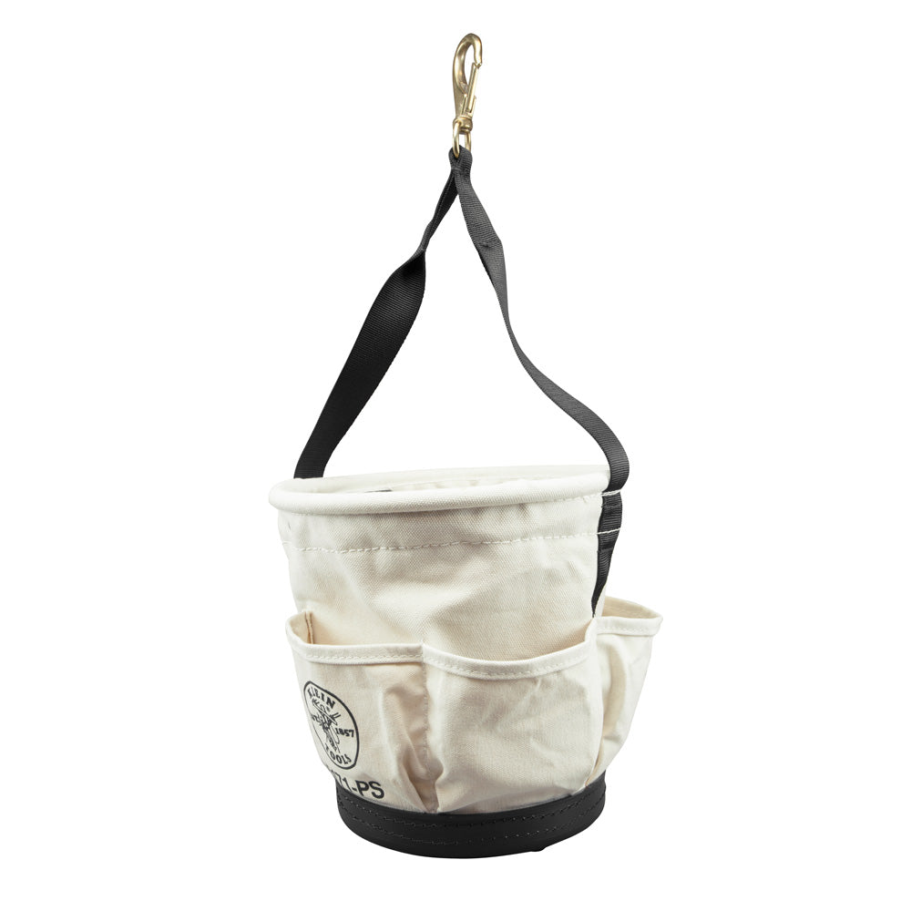 Klein Tools 5171PS Heavy-Duty Tapered Wall Bucket 4 Pockets Supply