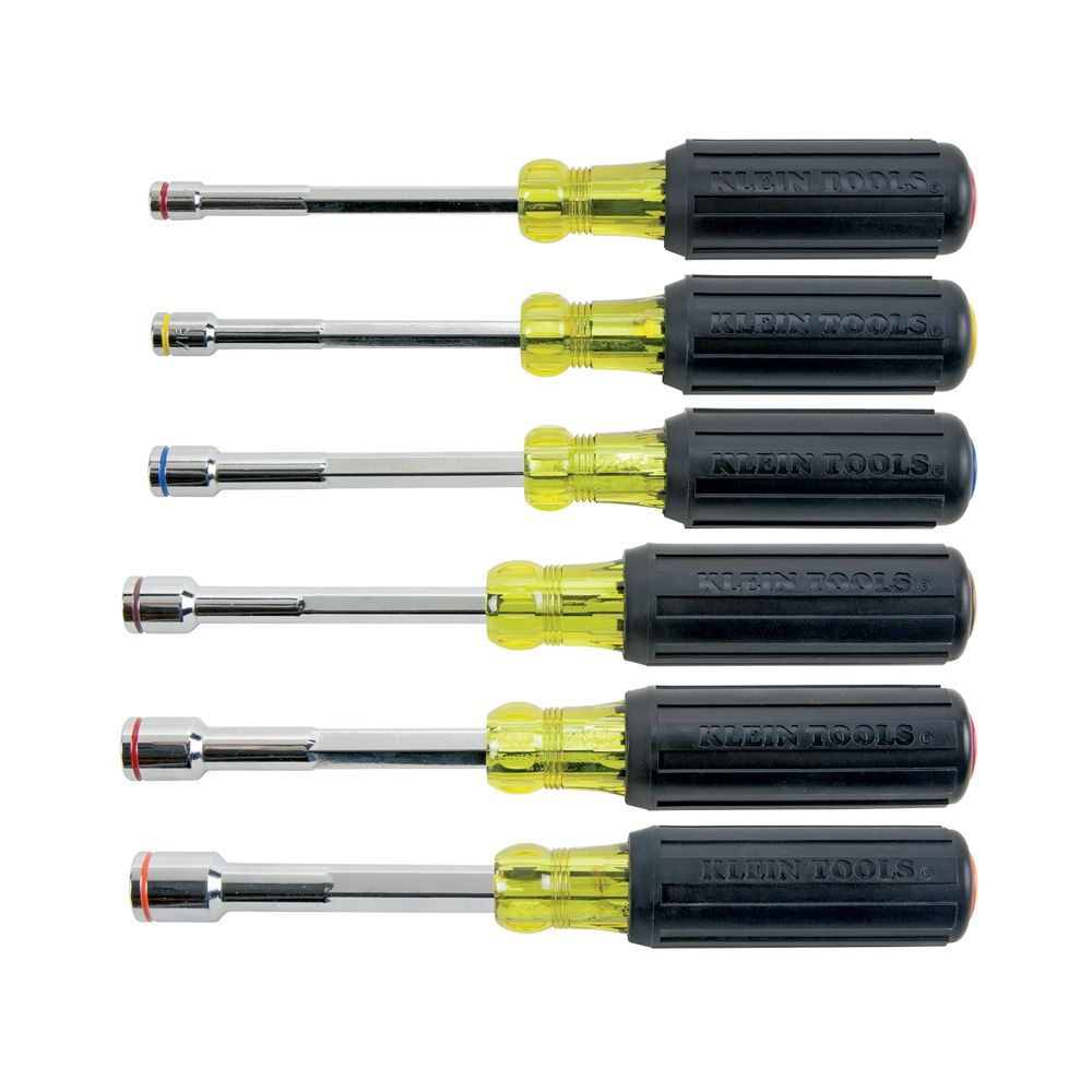 Klein Tools 635-6 Heavy-Duty Nut Driver Set – 6 Pieces Sale
