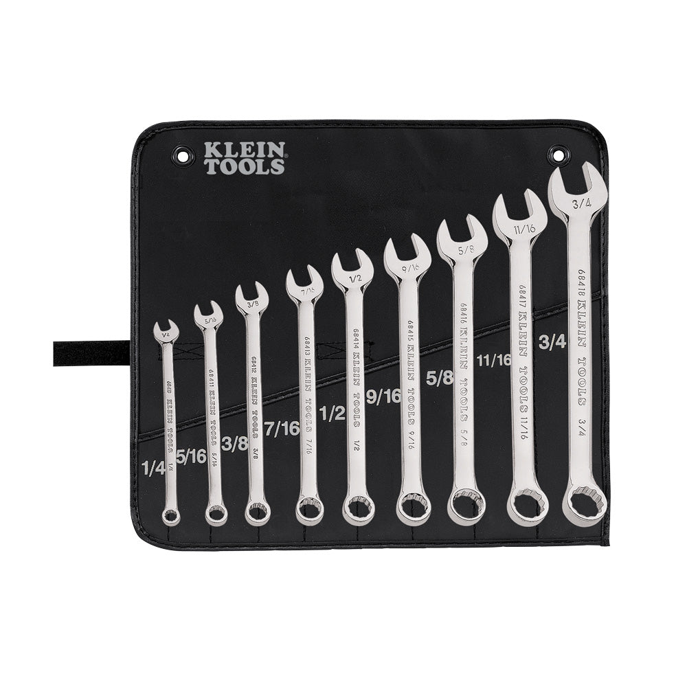 Klein Tools 68402 9 Piece Combination Wrench Set Online now
