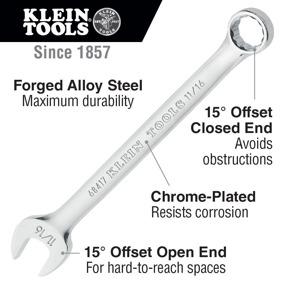 Klein Tools 68402 9 Piece Combination Wrench Set Online now