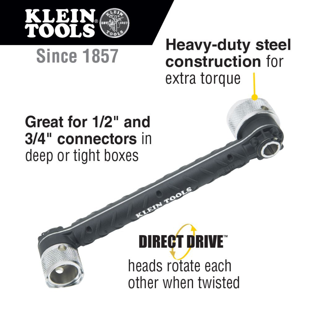 Klein Tools 56999 Conduit Locknut Wrench Hot on Sale
