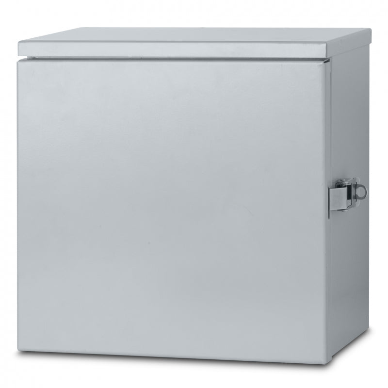 Austin AB-664WS 6x6x4 Type 3R Small Weatherproof Hingecover Cabinet, Painted ANSI 61 Gray Hot on Sale