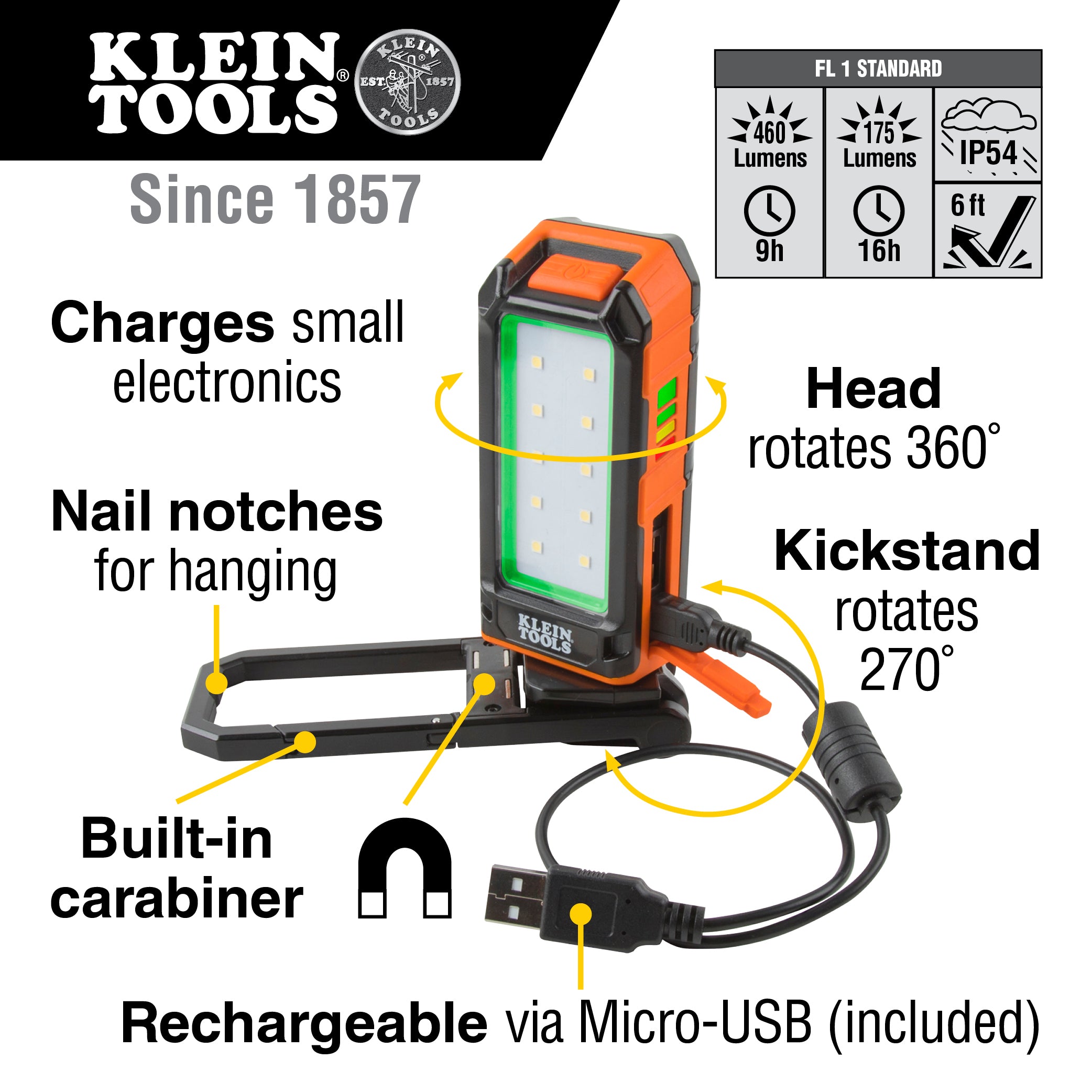 Klein Tools 56403 Rechargeable Personal Worklight Discount