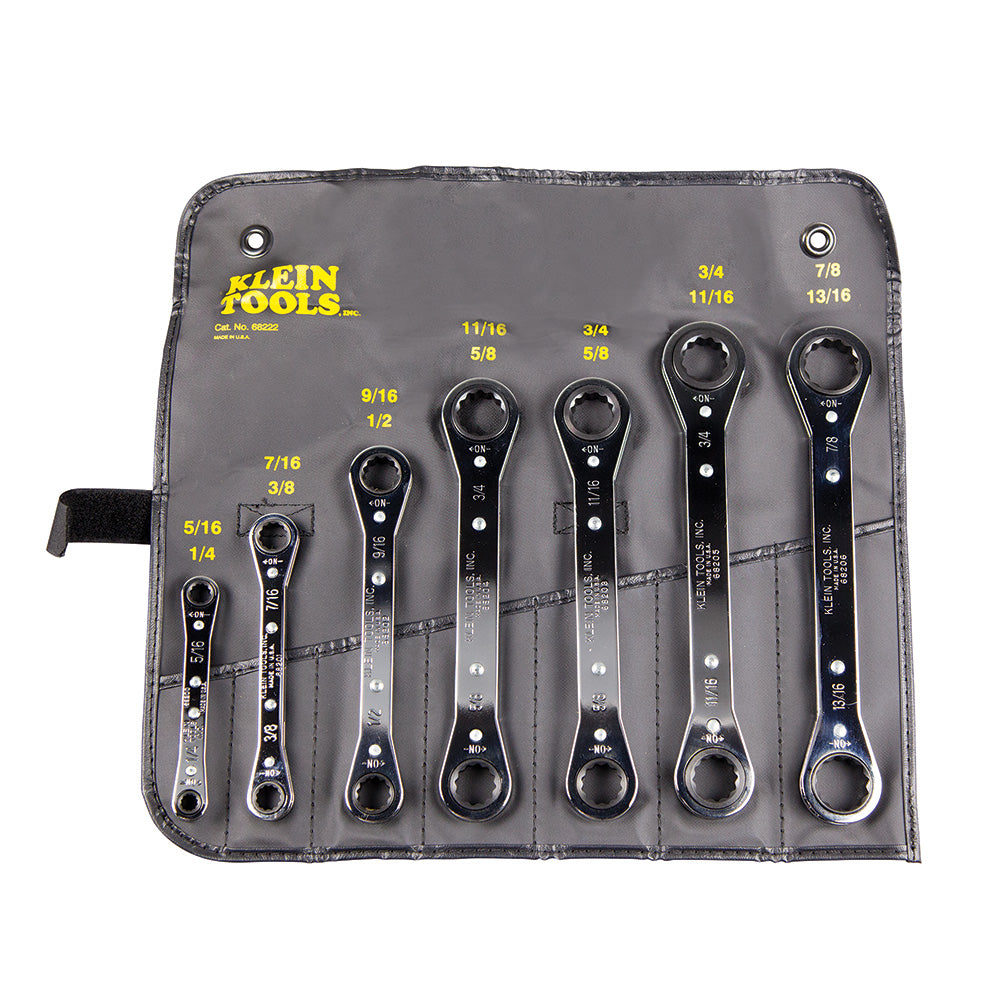 Klein Tools 68222 7 Piece Ratcheting Box Wrench Set Discount
