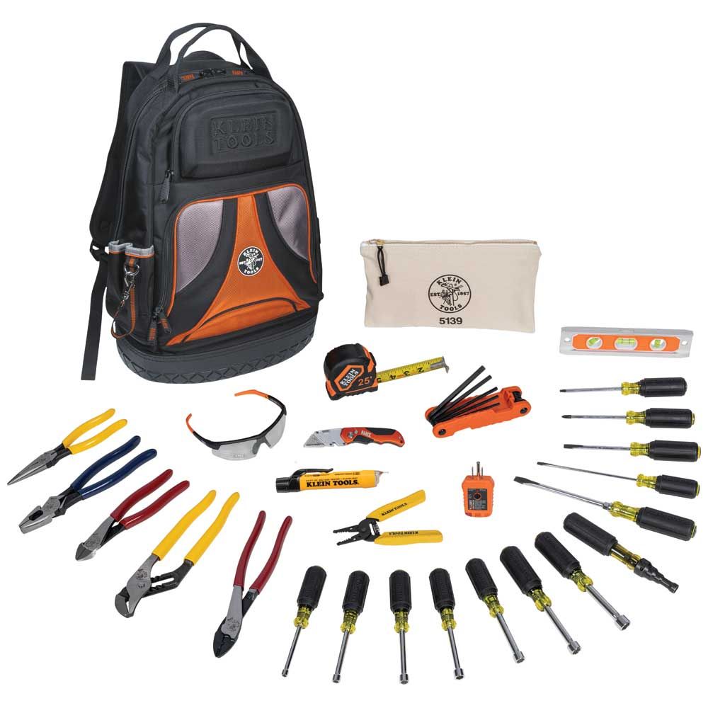 Klein Tools 80028 28 Piece Electrician Tool Set Hot on Sale