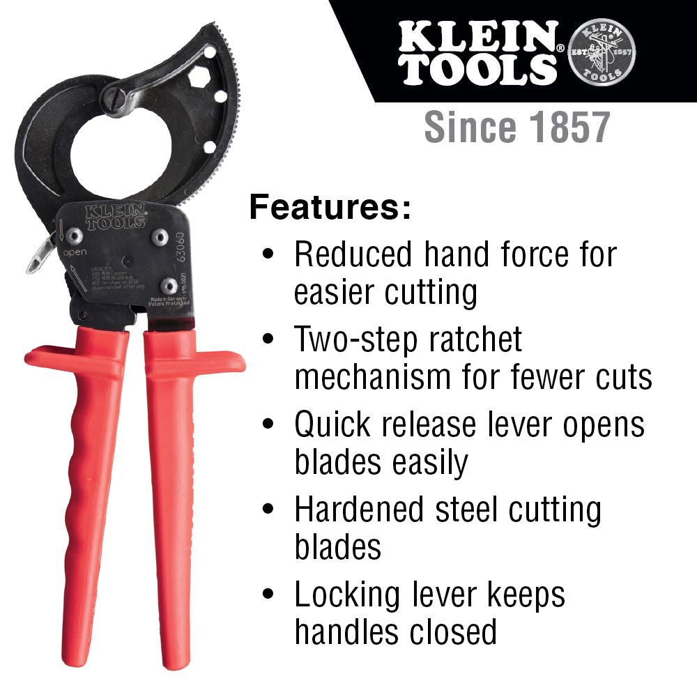 Klein Tools 63060 Ratcheting Cable Cutter Online now