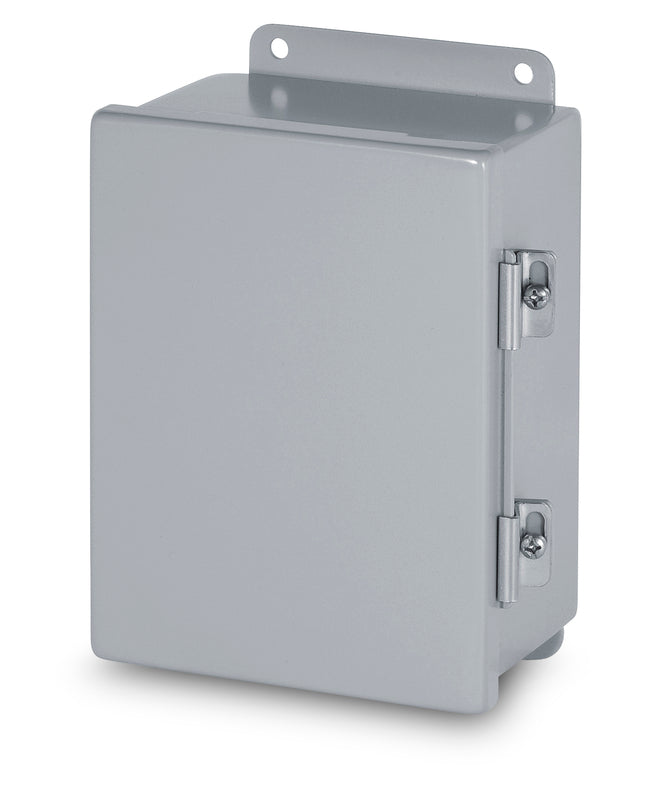 Austin AB-664JH 6x6x4 Type 12 JIC Continuous Hinge Box – Painted ANSI 61 Gray Sale