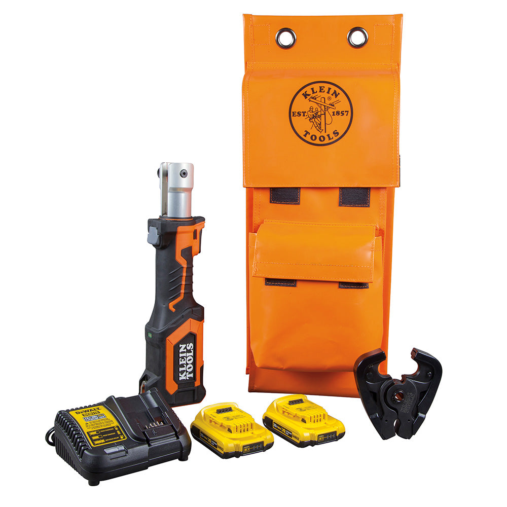 Klein Tools BAT207T2 Battery-Operated Cable Crimper, D3 Groove, 2 Ah Sale