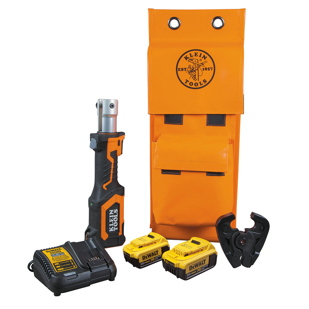 Klein Tools BAT207T24H Battery-Operated Cable Crimper, D3 Groove, 4 Ah Online now