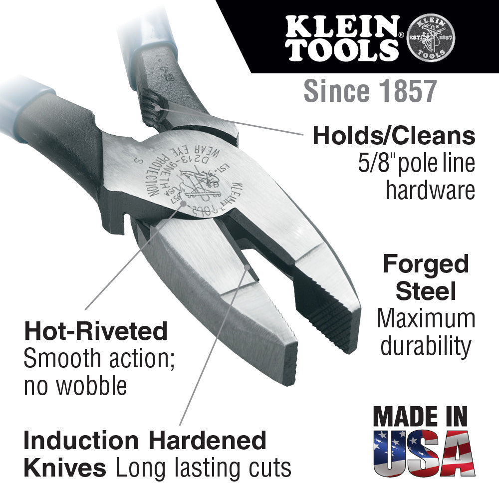 Klein Tools D2000-9NETH Lineman’s Pliers, Bolt Thread-Holding Online Hot Sale