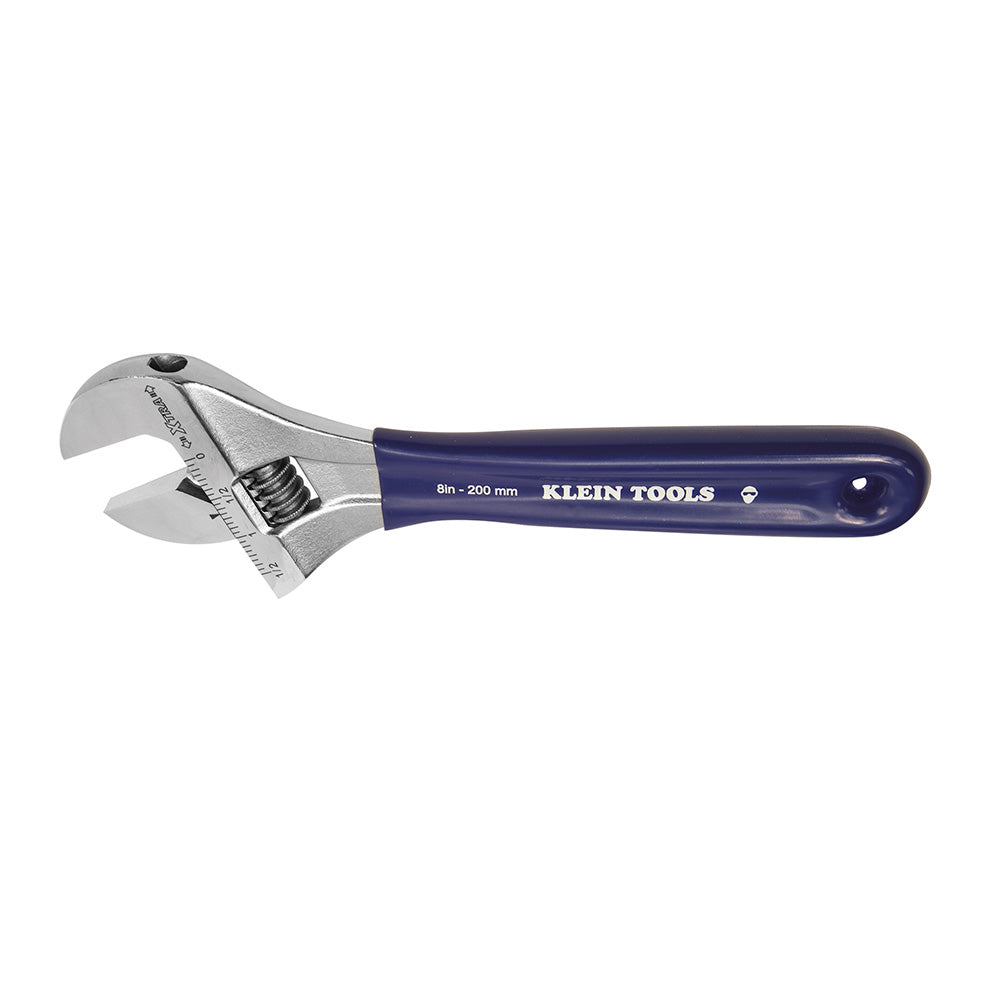 Klein Tools D509-8 Adjustable Wrench, Extra-Wide Jaw, 8-Inch Online Sale