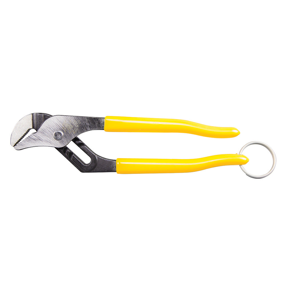 Klein Tools D502-10TT Pump Pliers, 10-Inch, with Tether Ring Supply