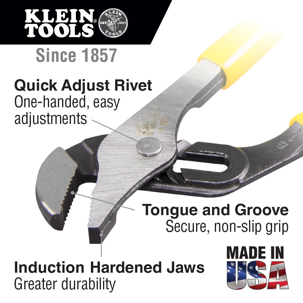 Klein Tools D502-6TT Pump Pliers, 6-Inch, with Tether Ring Online Sale