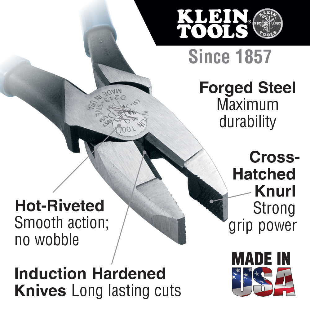 Klein Tools D213-8NE Lineman’s Pliers, 8-Inch Online Sale
