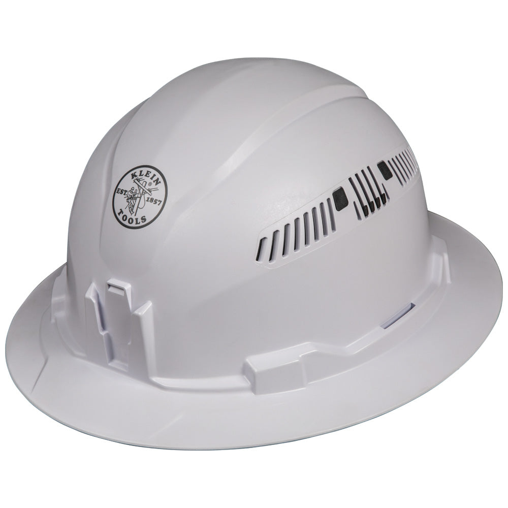 Klein Tools Hard Hat, Vented, Full Brim Style, 60401 Fashion