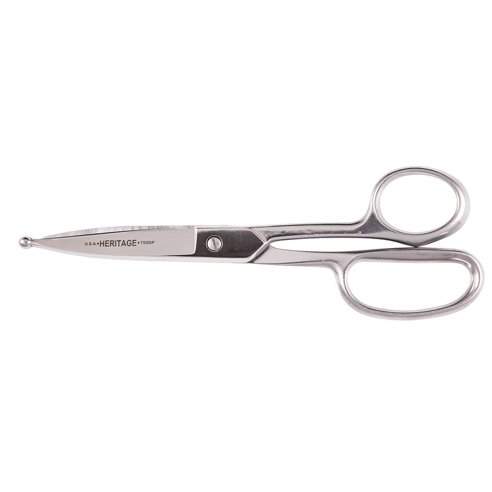 Klein Tools G758BP Straight Stainless Trimmer w/Ball Point, 8-Inch Online Hot Sale
