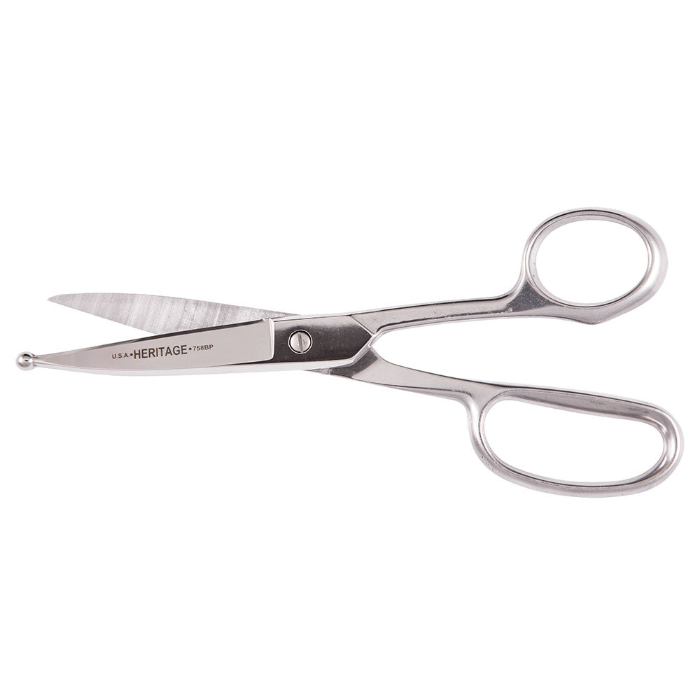 Klein Tools G758BP Straight Stainless Trimmer w/Ball Point, 8-Inch Online Hot Sale