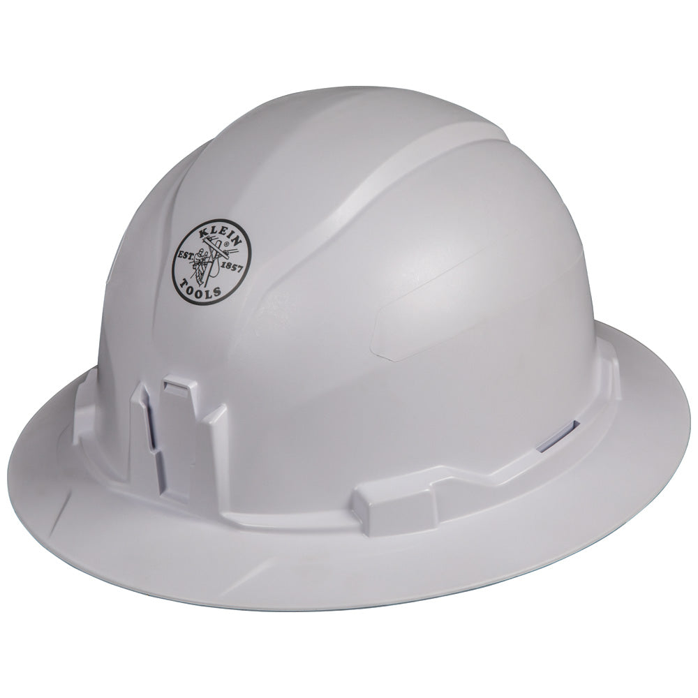 Klein Tools Hard Hat, Non-vented, Full Brim Style, 60400 Online now