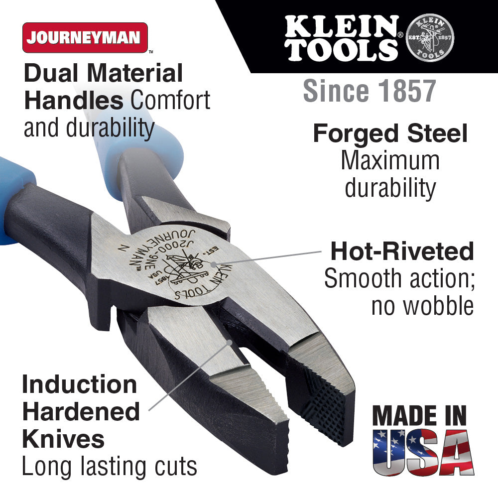 Klein Tools J2138NE Journeyman™ Side-Cutters, 8-Inch Sale