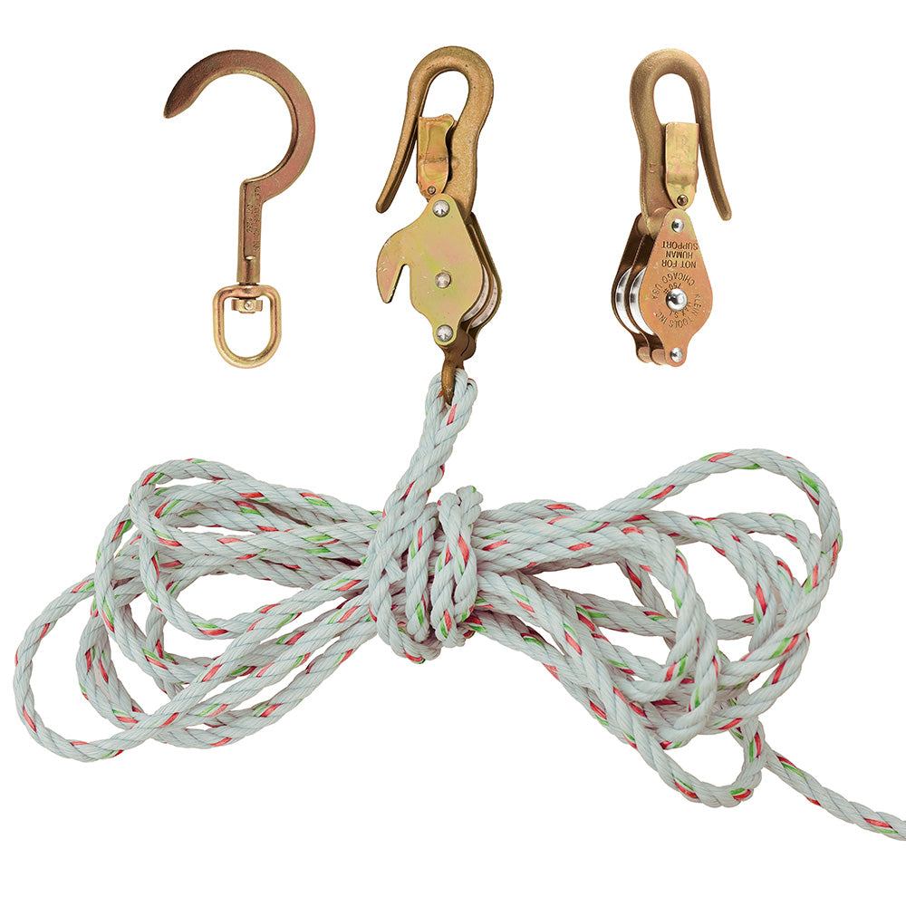 Klein Tools H1802-30SSR Block and Tackle, Spliced to Block 268, w/Hook 259 on Sale