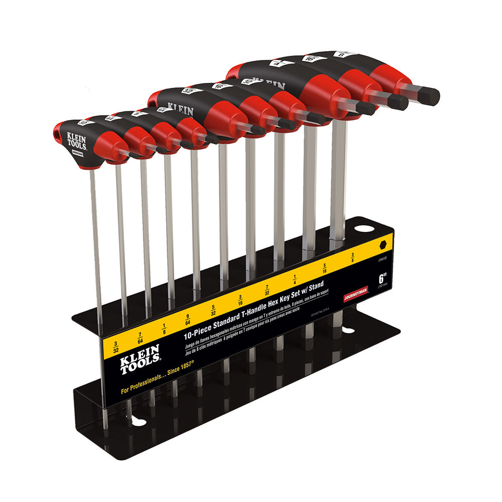 Klein Tools JTH910E T-Handle Set with Stand, SAE, 9″ Blade 10 Pc Sale