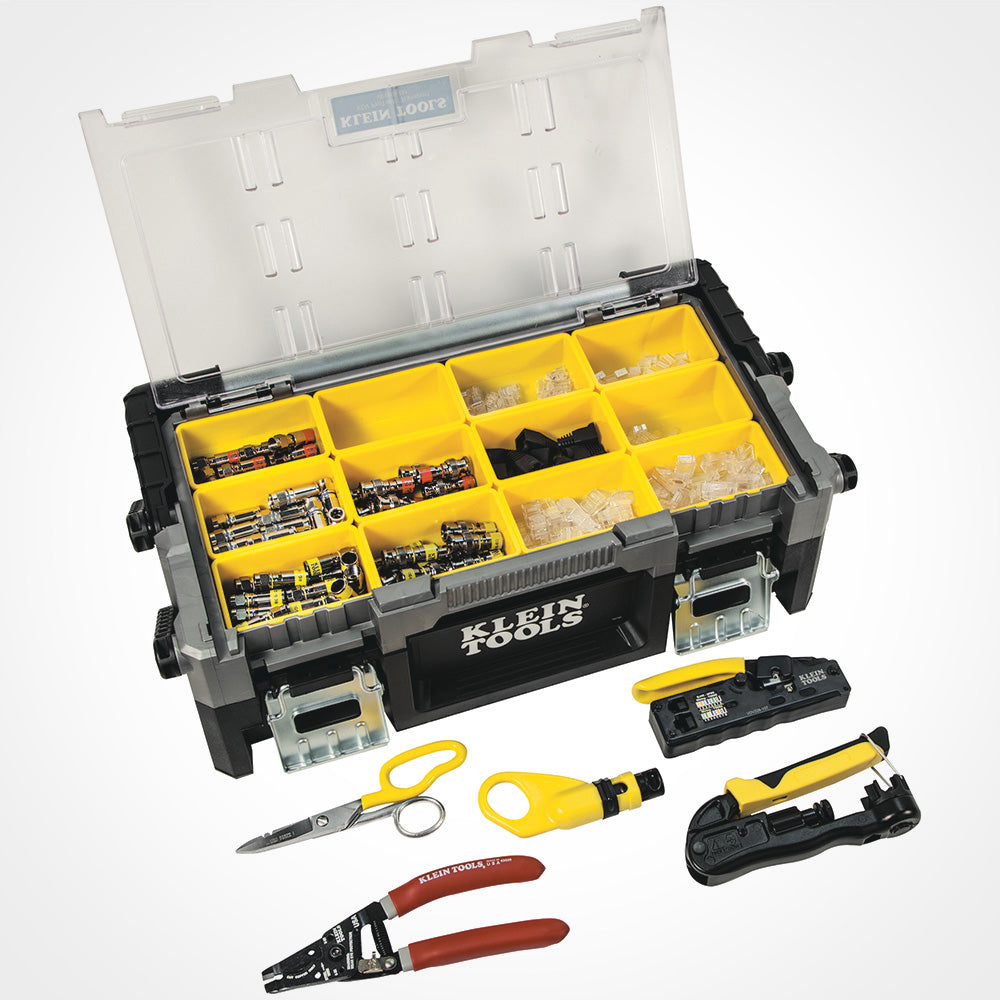 Klein Tools VDV001-833 ProTech Data & Coaxial Kit Hot on Sale