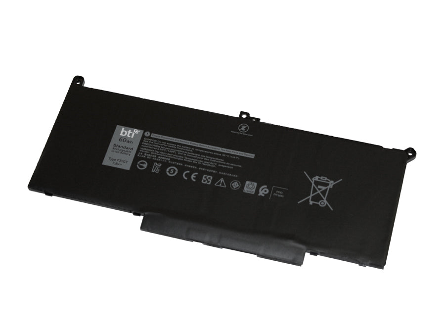 BTI 4-cell 7.6V, LiPolymer Internal Notebook Battery for DELL Latitude 7280, 7480 Online now