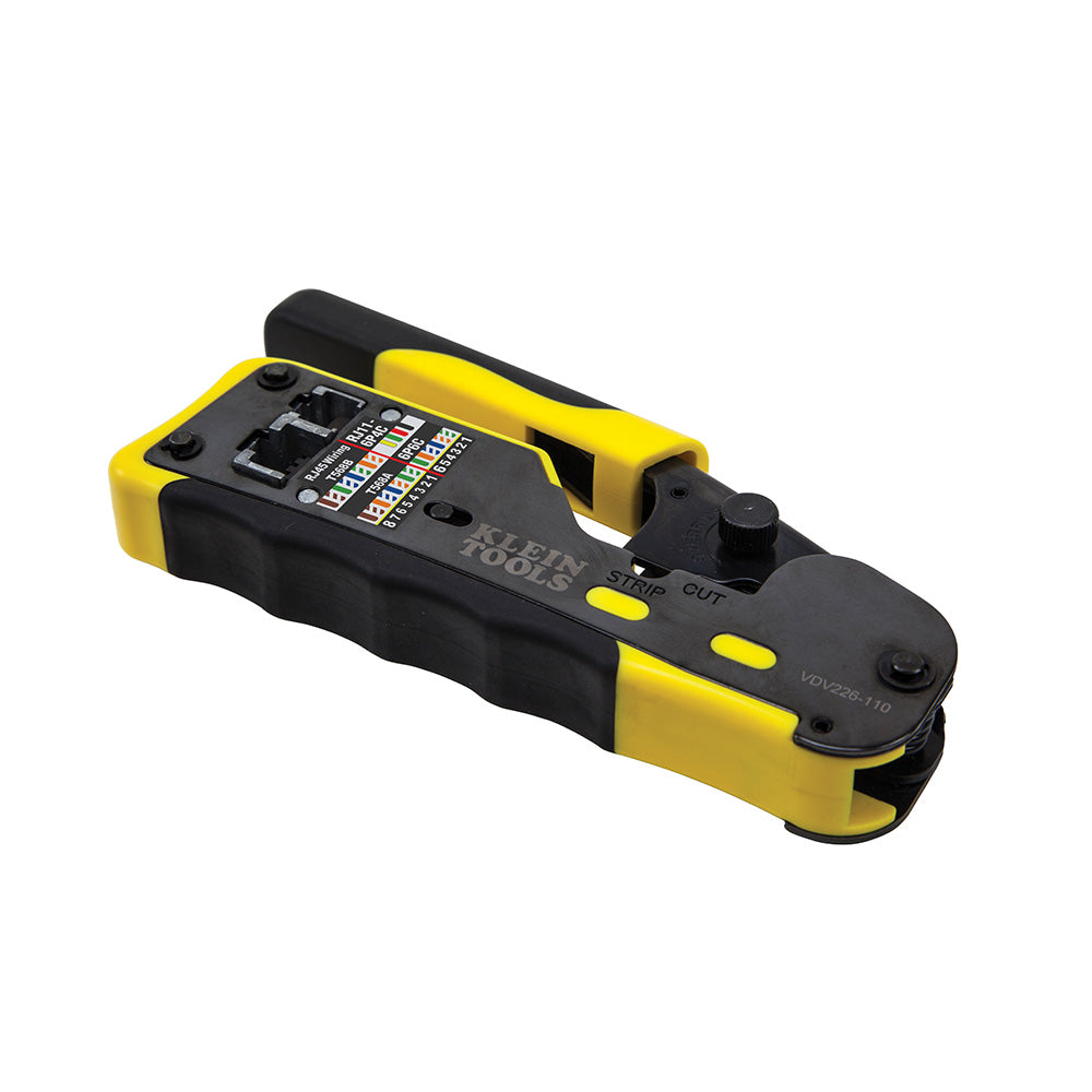 Klein Tools VDV226-110 Ratcheting Pass-Thru™ Modular Crimper Discount