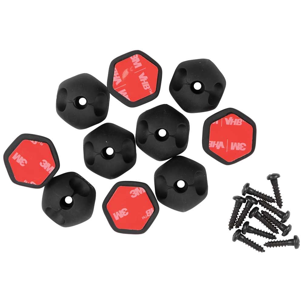 Klein Tools Self-Adhesive Cable Mounting Clips (10-Pack) on Sale