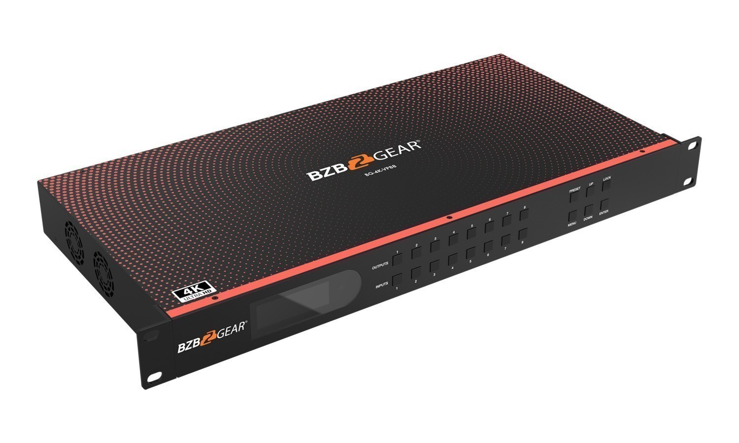 BZBGEAR 8X8 4K UHD Seamless HDMI Matrix Switcher/Video Wall Processor/MultiViewer with Scaler/IR/Audio/IP and RS-232 Supply