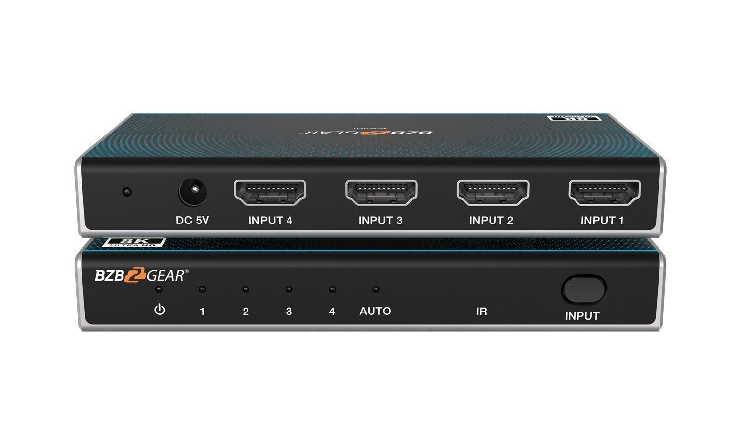 BZBGEAR 8K UHD Ultra Slim HDMI 2.1 Switcher (8K60, 4K120Hz 4:4:4 10bit) – 4×1 Discount