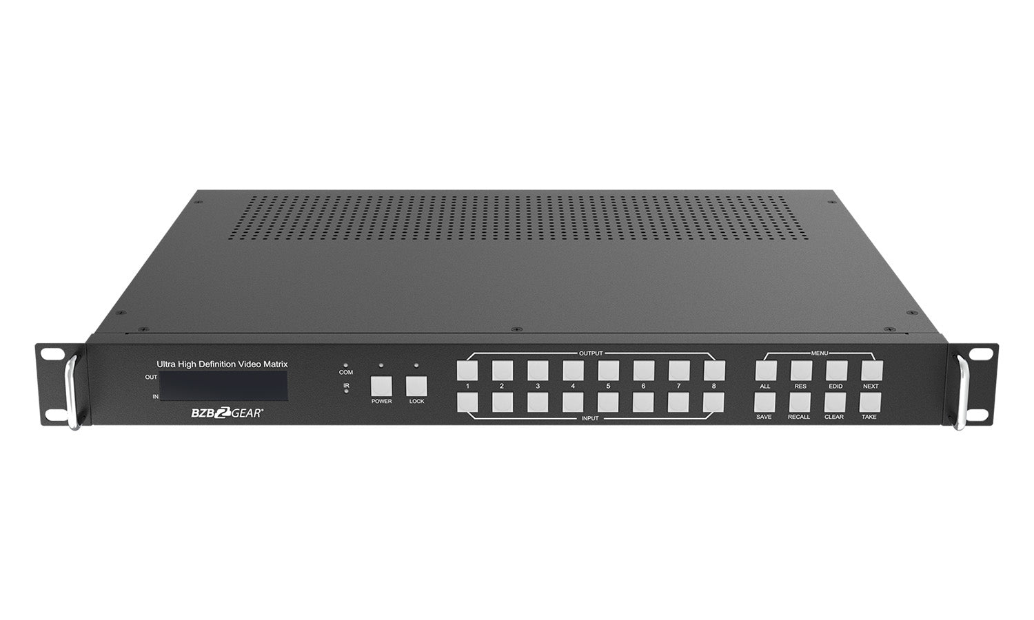 BZBGEAR 8×8 HDMI Video Wall Processor & Seamless Matrix Switcher w/Scaler, IR and Audio Online Sale