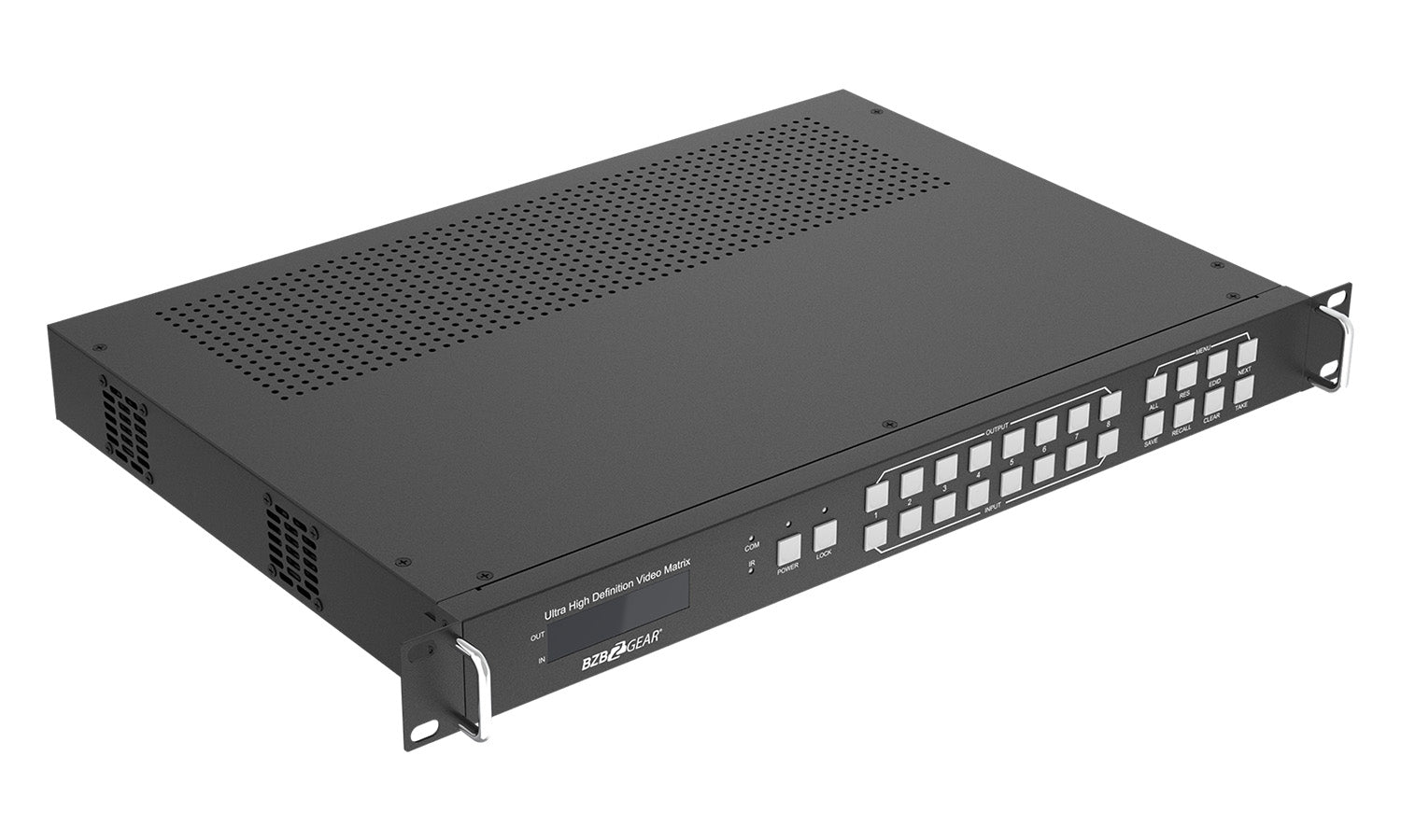 BZBGEAR 8×8 HDMI Video Wall Processor & Seamless Matrix Switcher w/Scaler, IR and Audio Online Sale