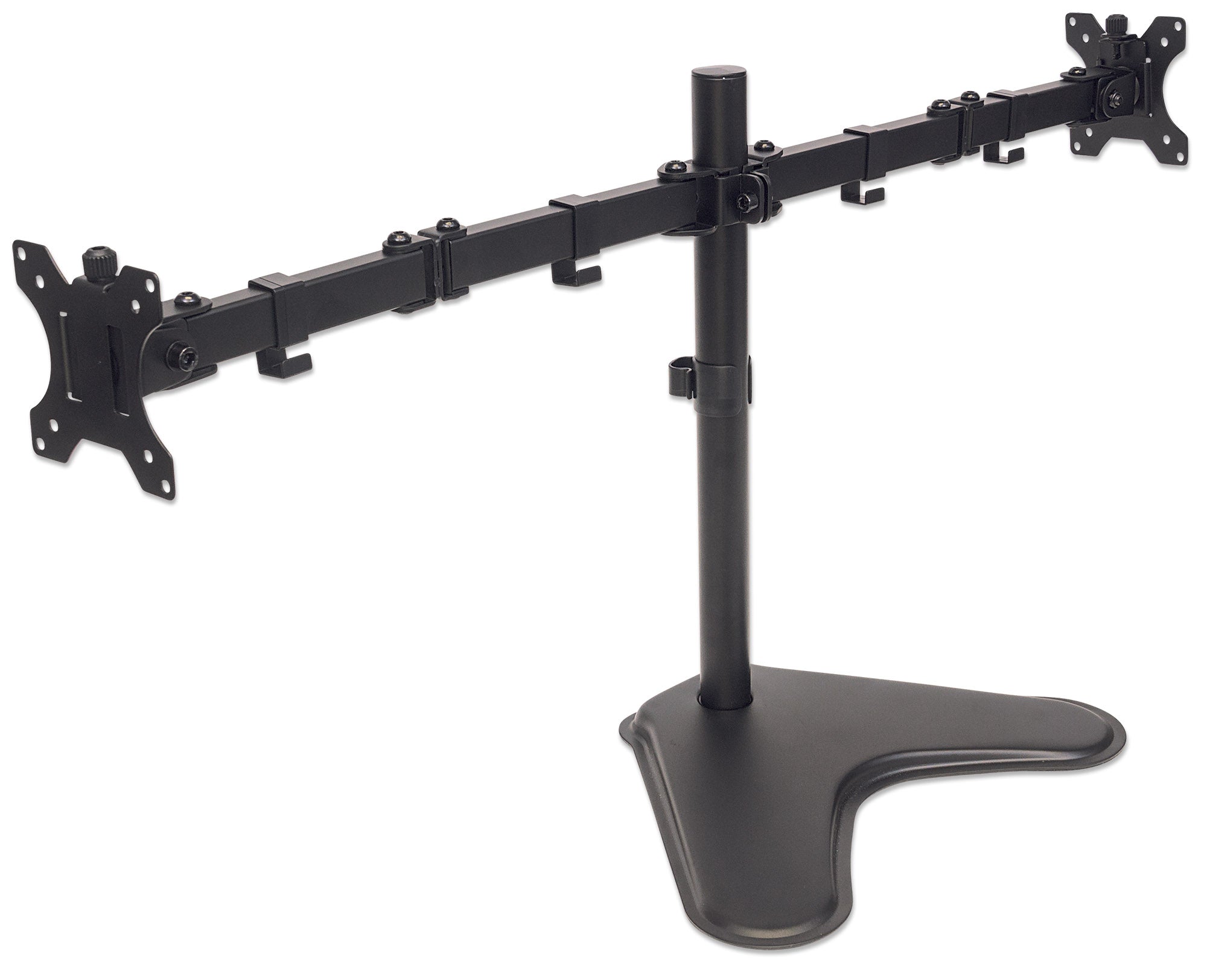 Manhattan Universal Dual Monitor Stand with Double-Link Swing Arms, 461559 Sale
